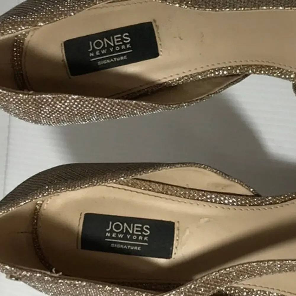 Jones New York Signature Glitter Pointed Toe Stiletto 3 3/4